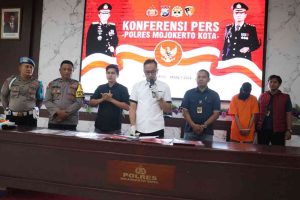 Polresta Mojokerto Ringkus Pelaku   Kasus Kekerasan Seksualitas  ‘Threesome’