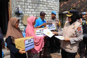 Pulihkan Trauma Akibat Gempa, Polres Tuban Beri Konseling dan Pendampingan Pada Korban