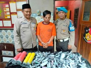 Diduga Jual Beli Bahan Peledak Tanpa Ijin,  Remaja Purwosari, Diamankan Polisi.