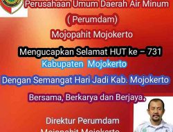 Iklan Ucapan Hari Jadi Kabupaten Mojokerto ke-731