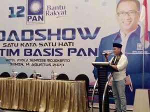 Road Show Konsolidasi PAN Di Mojokerto, Ketua DPD PAN Kab/ Kota Sepakat Dukung Gus Barra Bupati Mojokerto.