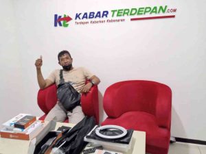 Jelang Launching, Redaksi Kabar Terdepan.Com Dikunjungi Wartawan Berita Lima Dan Jatimpos