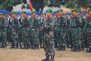 Bupati dan Forkopimda Ikuti Upacara Peringatan HUT TNI ke -78 tahun 2023.