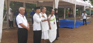 Bekali Siswa Pengetahuan Haji, SMPN 1 Ngoro Gelar Praktik Manasik Haji.