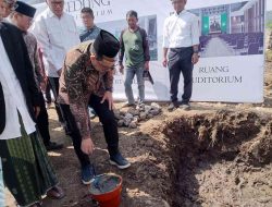 Hadiri Pelatekan Batu Pertama Pembangunan, Pj. Adhy Karyono :  Universitas KH. Abdul Chalim Sumbangsih Peningkatan Kualitas SDM di Jatim.
