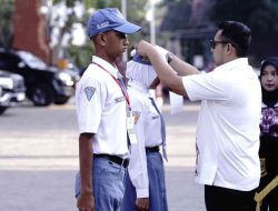 Capaska Kota Mojokerto Masuki Desa Bahagia, Mas Pj : Tanamkan Semangat Nasionalisme, Patriotisme dalam Sanubari.