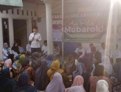 Kampanye di Desa Sumolawang, Gus Barra Paparkan Program Beasiswa & Bebaskan Tarikan Sekolah TK/SD/SMP