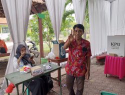 Coblos di TPS 03, Ketua Relawan Horeg Optimis, Mubarok Menang Kisaran 67 % Hingga 72%.