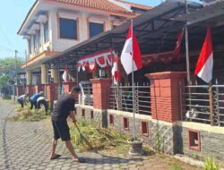 Rayakan Semangat Kemerdekaan, PWI Mojokerto Raya Gelar Kerja Bakti dan Rancang Aneka Lomba
