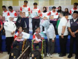 Haornas ke-42, Gubernur Khofifah dan Wali Kota Mojokerto Gelar Syukuran Bersama Atlet Paralimpik