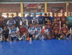 Tim Futsal PWI Mojokerto Tampil Apik, Ungguli Tim KPU dan Bawaslu Kabupaten Mojokerto