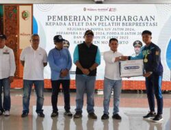Pemkab Mojokerto Serahkan Bonus Rp4,1 Miliar, 260 Atlet dan Pelatih Resmi Terima Apresiasi Prestasi
