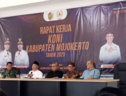 Mantangkan Strategi Raihan Prestasi Ajang Porprov X Surabaya, KONI Mojokerto Gelar Raker di Istana Afia.