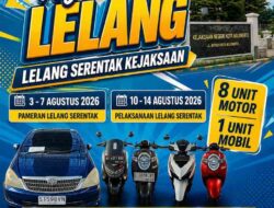 Kejari Kota Mojokerto Buka Lelang Barang Rampasan, Sembilan Kendaraan Siap Dilepas ke Masyarakat