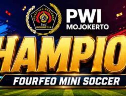 PWI Mojokerto Gelar Fourfeo Mini Soccer, Semarakkan HUT ke-81 Kemerdekaan RI