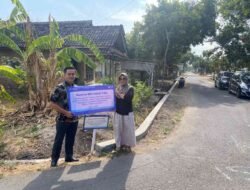 BRI Mojokerto Salurkan Bantuan TPT di Dusun Klegen, Dukung Keamanan dan Infrastruktur Lingkungan