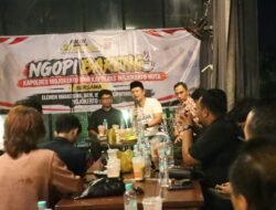 Ngopi Bareng Mahasiswa, Dua Kapolres Mojokerto Raya Perkuat Sinergi Jaga Kondusivitas Bumi Majapahit